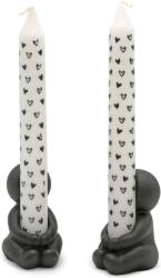  2 darab kerámia gyertyatartó szett IDEAS 4 SEASONS, fekete