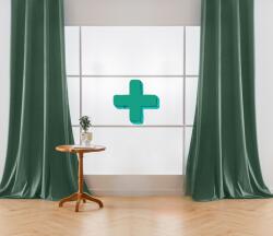  VELVET menta sötétítő függöny 140x250 cm (2 db), fém karikákkal