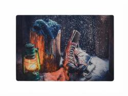  Karácsonyi lábtörlő RUSTIC WELCOME 38x58 cm - több változatban Változat: Korcsolyák