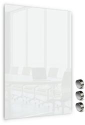 MemoBe Üvegtábla MEMOBE mágneses 120x90 cm fehér (MSZ120090-33) - irodaszerwebaruhaz