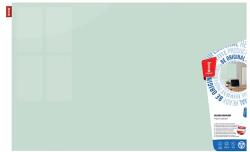 MemoBe Üvegtábla MEMOBE mágneses 150x100 cm fehér (MSZ150100-33) - irodaszerwebaruhaz