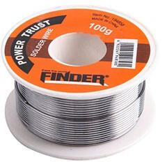 FINDER Forrasztó Ón 100Gr. 1 mm 194858 (3460019)