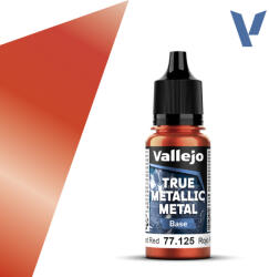 Acrylicos Vallejo VALLEJO TRUE METALLIC 77.125 Narancssárgametál akril airbrush festék 18 ml () (577125)