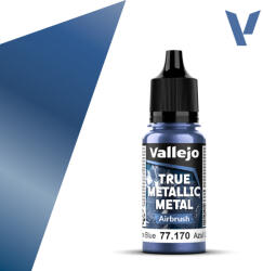 Acrylicos Vallejo VALLEJO TRUE METALLIC 77.170 Kékmetál akril airbrush festék 18 ml () (577170)
