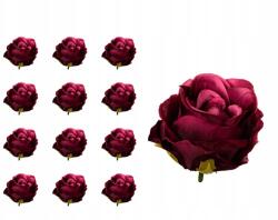 Dalia-RP Vivaldi rózsa fej bordó 12 db-os művirág csokor (wiązanki stroiki kompozycje)