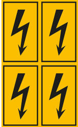  VILLÁMJEL, vinil öntapadó, 60x100