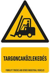  TARGONCAKÖZLEKEDÉS, PVC 1 mm, 160x250