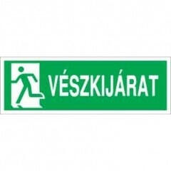  Sorozattábla VÉSZKIJÁRAT (felirat+piktogram)