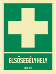  ELSŐSEGÉLYHELY, PVC 1 mm, 150x200