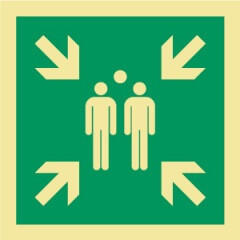  Sorozattábla utánvilágító PVC GYÜLEKEZŐHELY 400x400