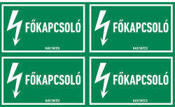  FŐKAPCSOLÓ, vinil öntapadó, 100x60