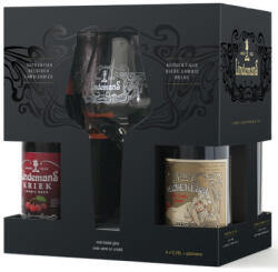 Lindemans sörválogatás Pack (4 x 0, 25 l üveges +1 pohár)