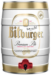Bitburger Premium Pils sör 4, 8% 5 L partyhordó