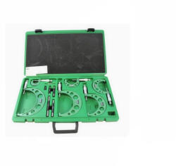 INSIZE Set 6 micrometre mecanice INSIZE 0-150 mm, rezolutie 0.01 mm, cu clichet, DIN863-1 (3203-1506A)