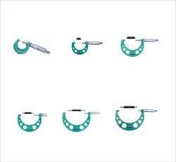INSIZE Set 6 micrometre mecanice exterior INSIZE 0-150 mm, rezolutie 0, 001 mm, clichet, carbura (3210-1506A)
