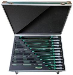 INSIZE Set 12 micrometre mecanice INSIZE 0-300 mm, rezolutie 0, 01 mm, cu clichet (3203-3012A)