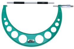 INSIZE Micrometru mecanic exterior Insize 275, 300mm, rezolutie 0, 01mm, precizie + -5 m, cu clichet (3203-300A)