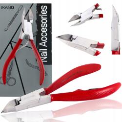 Imaniq Fogó körömbőrvágó olló kozmetikai manikűr olló (IM-984-4,75-RED)