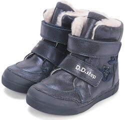 D. D. Step Melegbéléses, valódi bőr D. D. step kislány bokacipő - gyerekcipo - 18 895 Ft