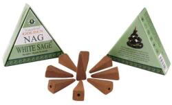 Golden Nag White Sage-Fehér Zsálya Back Flow Kúpfüstölő