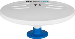 Megasat T4 Aktív DVB-T/T2 körsugárzó antenna Személygépkocsi, Mobil, Tehergépjármű, Kültér Erősítés: 30 dB Fehér (200198) (200198)