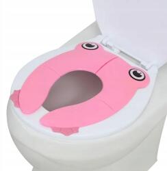  Összecsukható WC-ülőke szűkítő gyerekeknek, hordozható, tokkal (6978991470161)