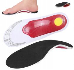  Lúdtalpbetét Cipő valgus Supináló 40-46 Teljes talpbetét (Wkładka do butów 35 ~40 L czerwona)