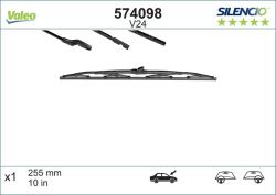 Valeo Silencio 255 mm 574098