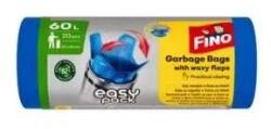 FINO Szemeteszsák köthető füles 60 literes 20 db/tekercs Easy Pack Fino kék - suplix