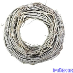  Vessző koszorú dekoráció 30cm