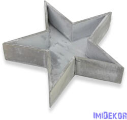  Csillag alakú fa tál 23 cm