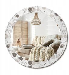  Függő tükör, 70cm, Absztrakt virágos, üveg keret (010090550100300012969)