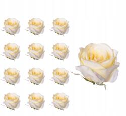 Dalia-RP Rózsa fej krémsárga 12 db-os művirág szett (kwiaty sztuczne wyrobowe)
