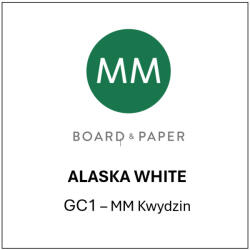 Alaska White GC1 grafikai karton fehér színben, mázolt 700x1000 250g/m2 (ALWF250/700X1000U)