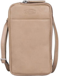 Sparwell Női bőr kézitáska mobiltelefonhoz és iratokhoz Sparwell Denisa - taupe