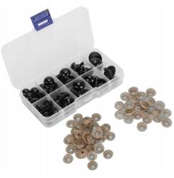  52x Biztonsági szemek kabalafigurák 12-20mm (BYDJE6893)