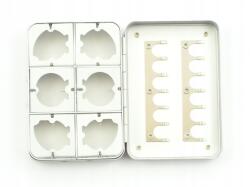 Indiana Alu Fly Box 1300-6WH Perfekt Légy Streamer Nimfa (1300-6WH)