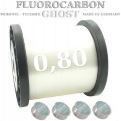 Fluorocarbon Ghost Monofil-technik Germany Méteráru 0, 80 mm 40, 0 kg -100m (MTFC-080-100)
