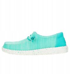Hey Dude HeyDude Női Könnyű Mokaszin Cipők Bebújós Félcipők Wendy Stretch Sox 38 (HEY DUDE WENDY STRETCH SOX 41878 CERAMIC BLUE)