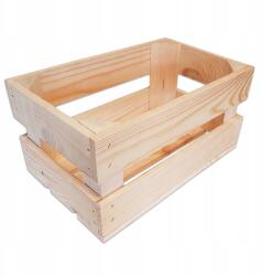  Új Erkélyláda, fából készült, dekoratív virágtartó, 32×20×16cm (SKRD-W32H20)