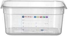 HENDI Gastronorm Container GN 12 95L Transparent Rezistent la Temperatura (880166)