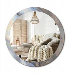  Modern Loft függő tükör nyomott mintával XXL 100 cm Absztrakt hullámok (010090550130300072655)