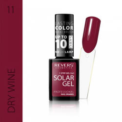 REVERS COSMETICS Lac de unghii Solar Gel 3 in 1 Revers 11 Dry Wine 12 ml