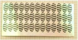 Indiana Holografikus Fólia Nyomtatott Csillámokkal WTP-No. 064 15x7cm F30 (064-15X7-BRF30)