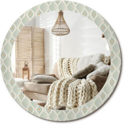  Függő tükör, 80cm, Klasszikus vintage minta, üveg kerettel (010090550110300072575)