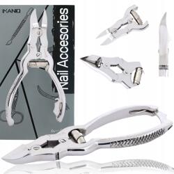 Imaniq Fogó fogó vastag benőtt köröm bőrvágó olló (IM-961-6,5-SLV-POL)