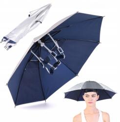  Horgász Esernyő Kalap Kétrétegű Összecsukható Esernyő Fejre 64cm (JAMZO0709)