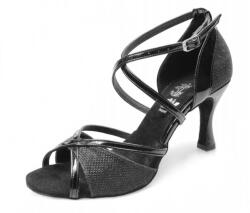 Artis női tánccipő - DL-49 fekete 6 cm Flare Méret: 39