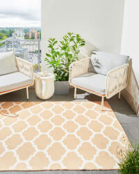 MAXISHOP Italia Collection Covor de exterior AKSU Bej 140 x 200 cm Reversibil (474219) Covor