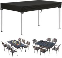  Husa mobila gradina 220x100x15 cm, Impermeabila, Oxford 420D, anti-UV, rezistenta la ploi, zapada si praf, neagra